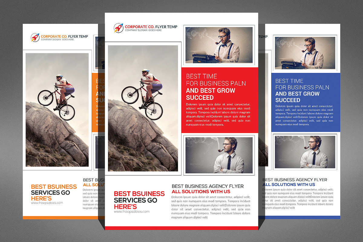 66 Corporates Flyers Bundle, a Flyer Template by Graphic Templates (Photo 41 of 67)
