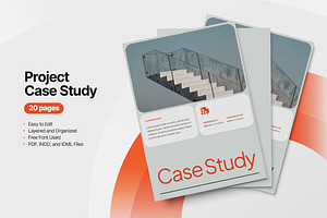Project Case Study Brochure Template, a Brochure Template by TMint Play