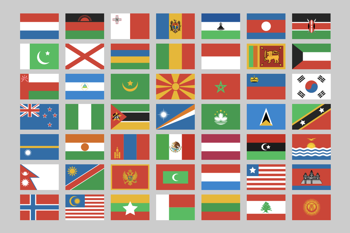 World flags, an Icon by Xinh Studio (Photo 3 of 5)