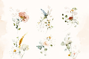 Watercolor Garden Flowers, a Decorative Illustration by Lisima (Thumbnail 5 of 25)
