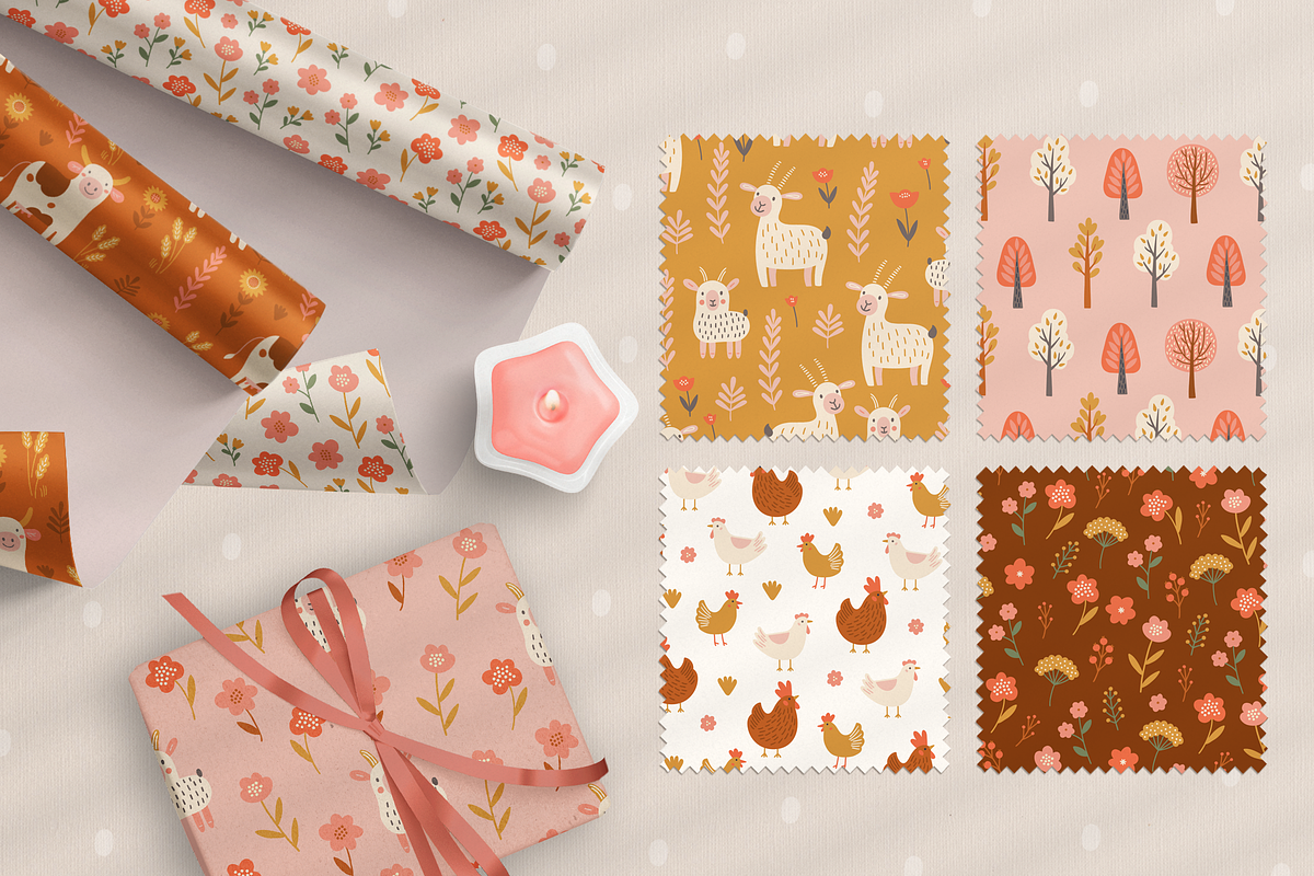 Funny Farm Kit, an Animal Illustration by miumiu (Photo 4 of 15)
