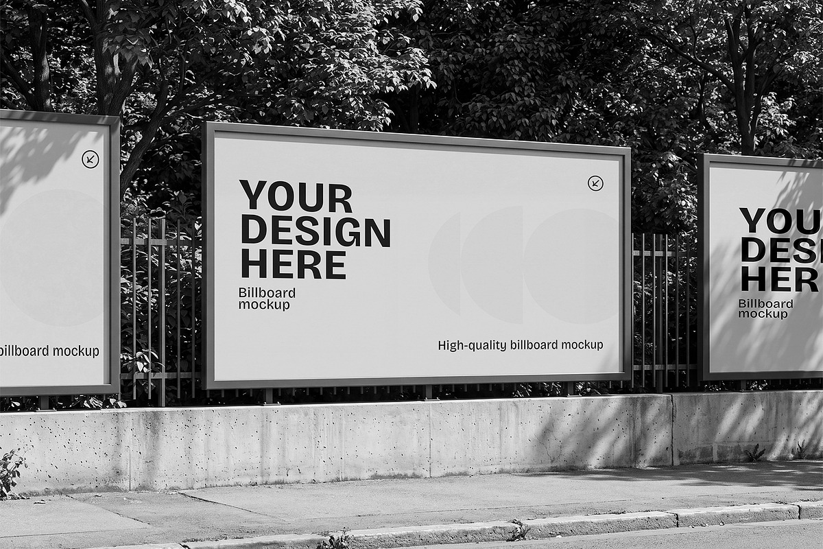 Street Billboard Advertising Mockup, an Advertising Mockup by graphypix (Photo 3 of 4)