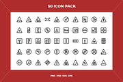 Traffic signs icons, an Icon by Wencory (Thumbnail 1 of 2)