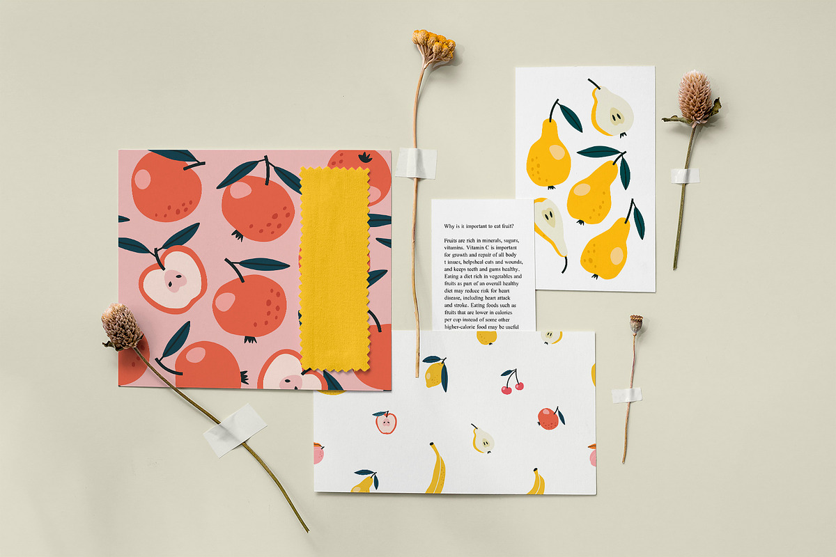 Sweet Fruits collection, a Food Illustration by Sweet Corner (Photo 3 of 8)