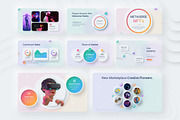 Neumorphic Style 2021 Powerpoint, a Presentation Template by Brandearth RRGraph (Thumbnail 17 of 30)