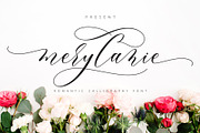 Merylanie Script, a Script Font by JamalCreativeStudio (Thumbnail 1 of 8)