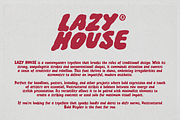 LazyHouse - Bold Display Font, a Handwritten Font by Typeparties (Thumbnail 3 of 9)