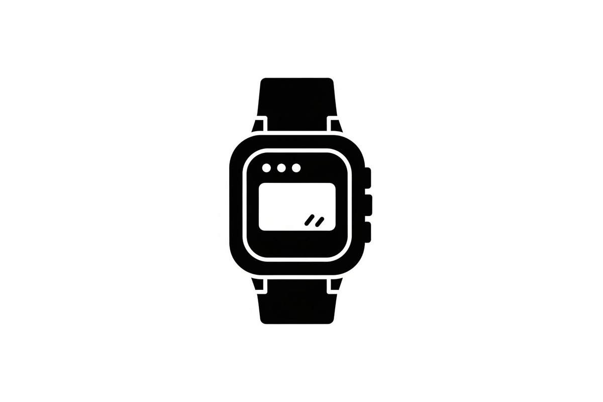 Minimal Smartwatch Time Icon Set, an Icon by musafir_fashion (Photo 2 of 13)