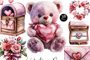 Valentine’s Day element Clipart, a Seasonal Illustration by Design Scotch (Thumbnail 1 of 9)