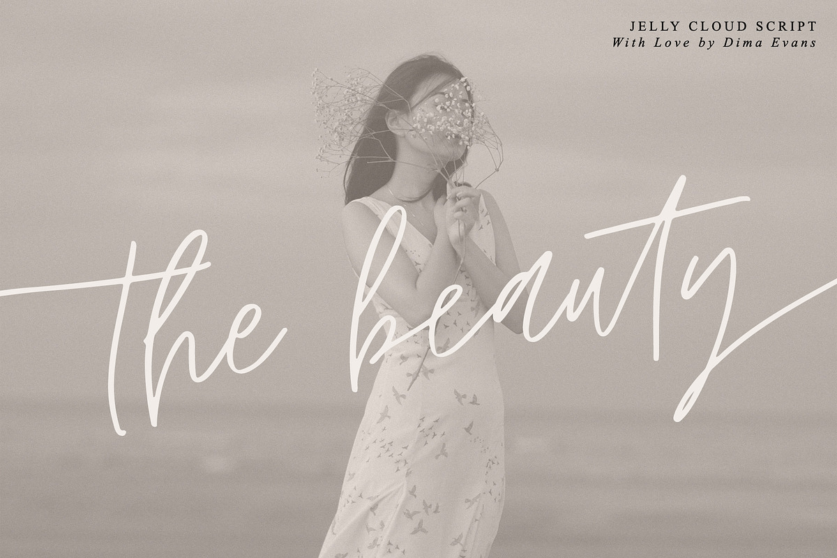 JellyCloud / Font with Swashes preview 4