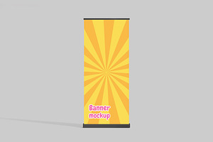 BANNER MOCKUP, an Advertising Mockup by safrizalstudio