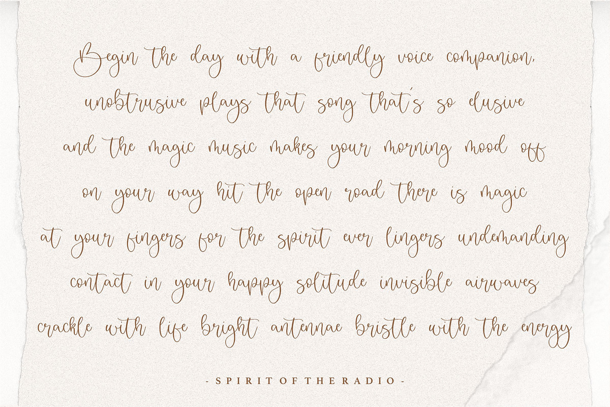Badger Delight - Modern Handwritten, a Script Font by Letterative Studio (Photo 6 of 7)