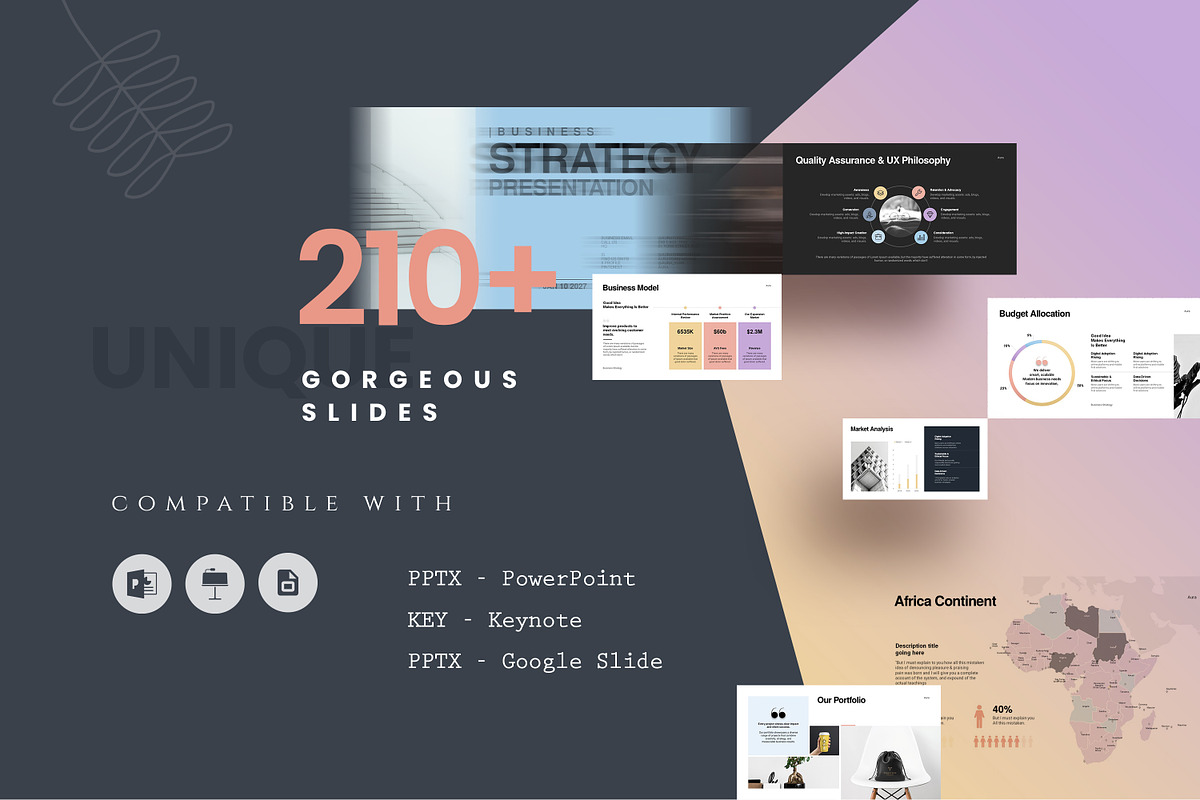 AURA Business Strategy Presentation, a Presentation Template by GoldenPixelStudio (Photo 3 of 30)