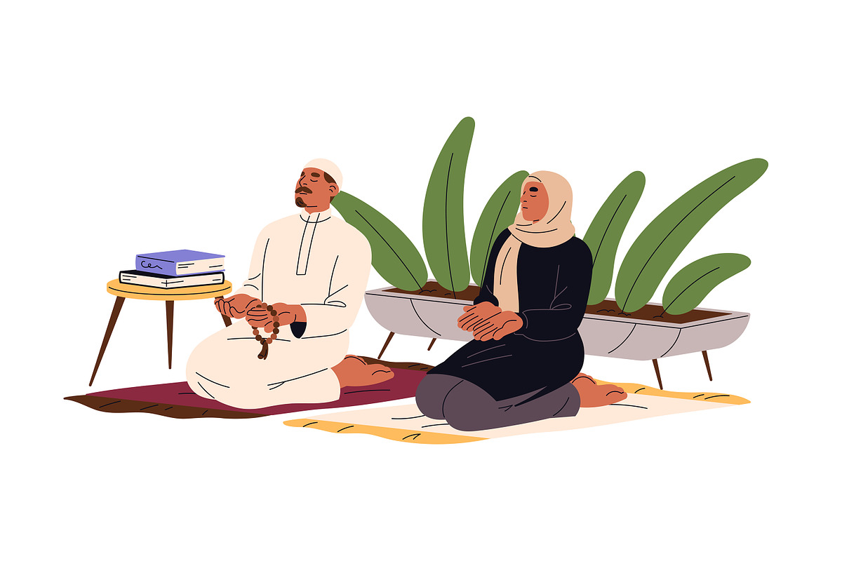 People pray. Different religions set, a Person Illustration by PaperTrident (Photo 4 of 7)
