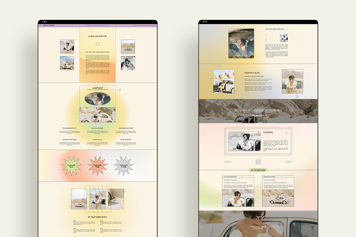 Y2K Gradient | Showit Website, a Websites & App Template by Studio Leelou (Photo 5 of 12)