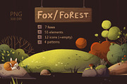 Fox and forest /digital illustration, an Illustration by Izobova (Thumbnail 1 of 4)