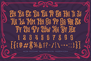 Alea Weiqsaw + Extras, a Blackletter Font by Sitintahitam (Thumbnail 7 of 8)