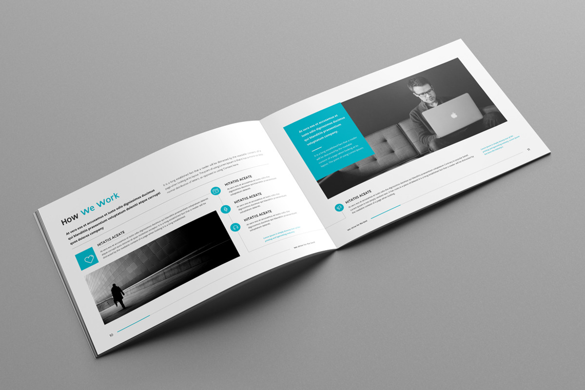 Company Profile Landscape, a Brochure Template by Pro-Gh (Photo 2 of 9)