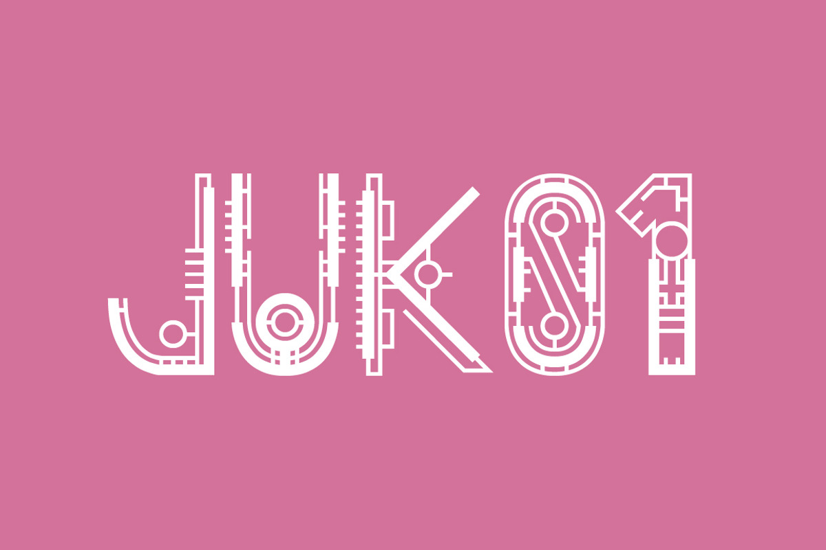 Juk01 Typeface preview 2
