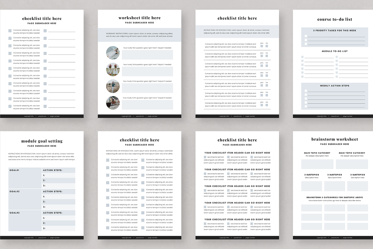 Course Resource Bundle for Coaches, a Design Template by Studio Soluna (Photo 7 of 43)