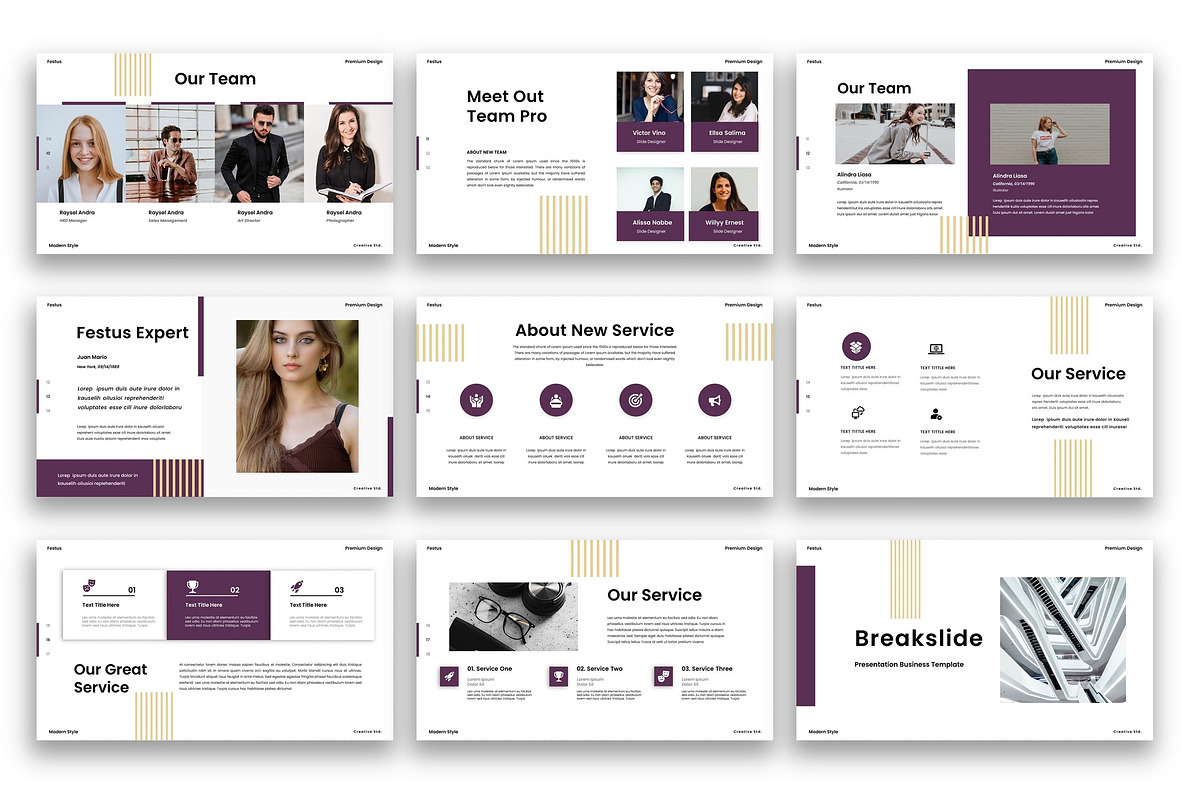 Festus– Business  Keynote Template, a Presentation Template by kreatifreya (Photo 2 of 5)