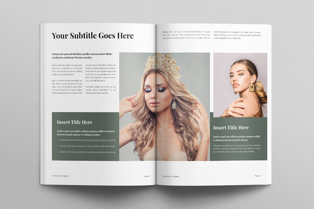Workbook Template, a Brochure Template by E-Type (Photo 4 of 7)
