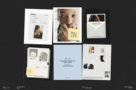 ORZA | SOCIAL MEDIA KIT 02, a Social Media Template by Simple có