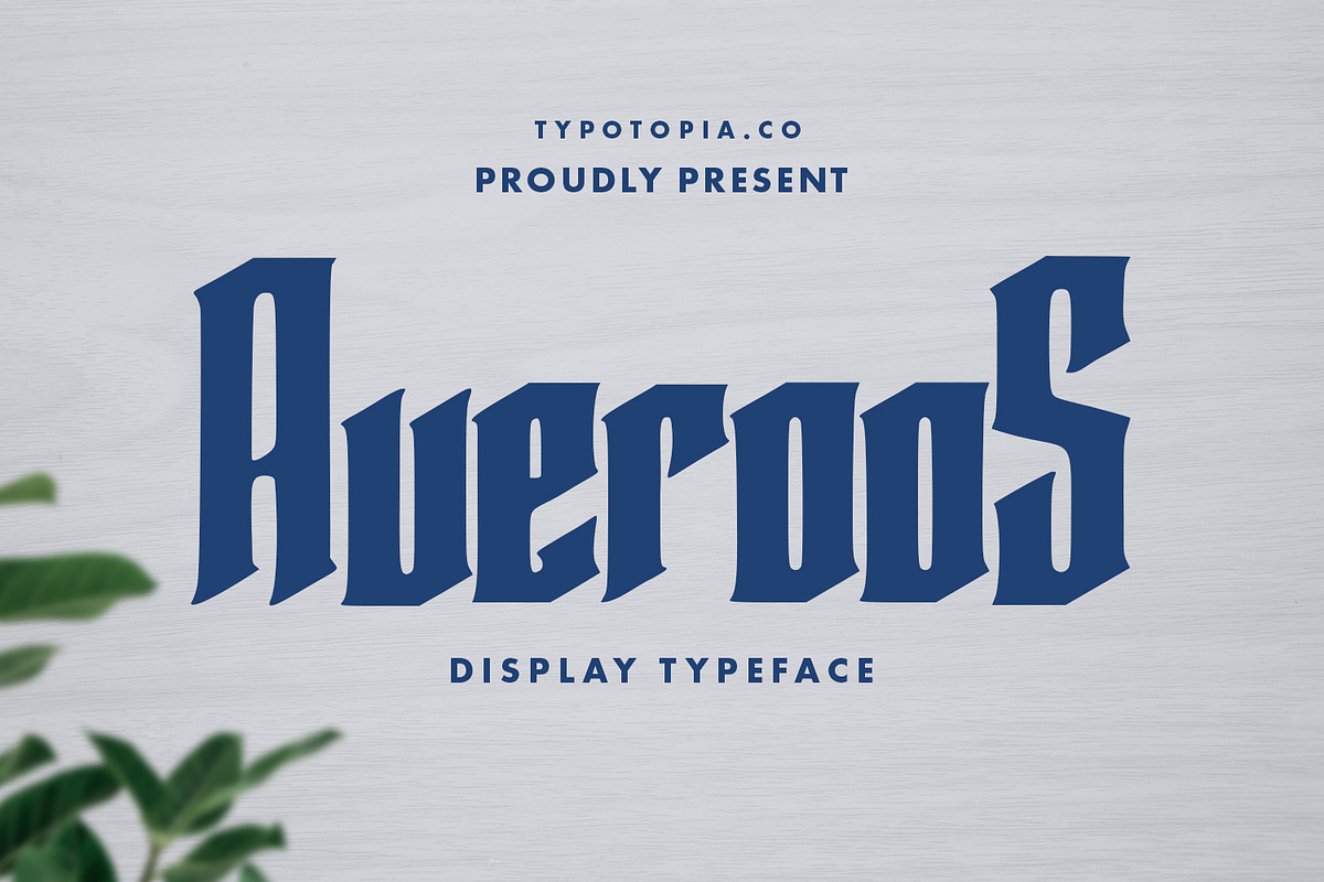 Averoos, a Sans Serif Font by edukka (Photo 1 of 8)