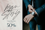 Modern Kallimata, a Script Font by Ardyanatypes (Thumbnail 8 of 13)
