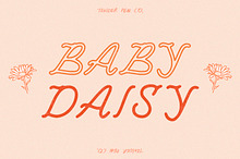 Baby Daisy | Hand Drawn Font