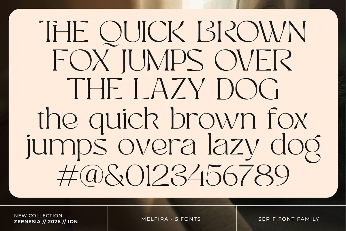 Melfira, a Serif Font by zeenesia (Photo 20 of 22)