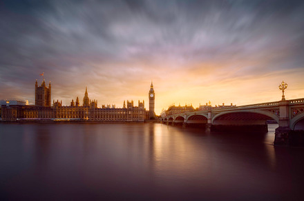 London Sunset Featuring London Parliament And Houses preview 6