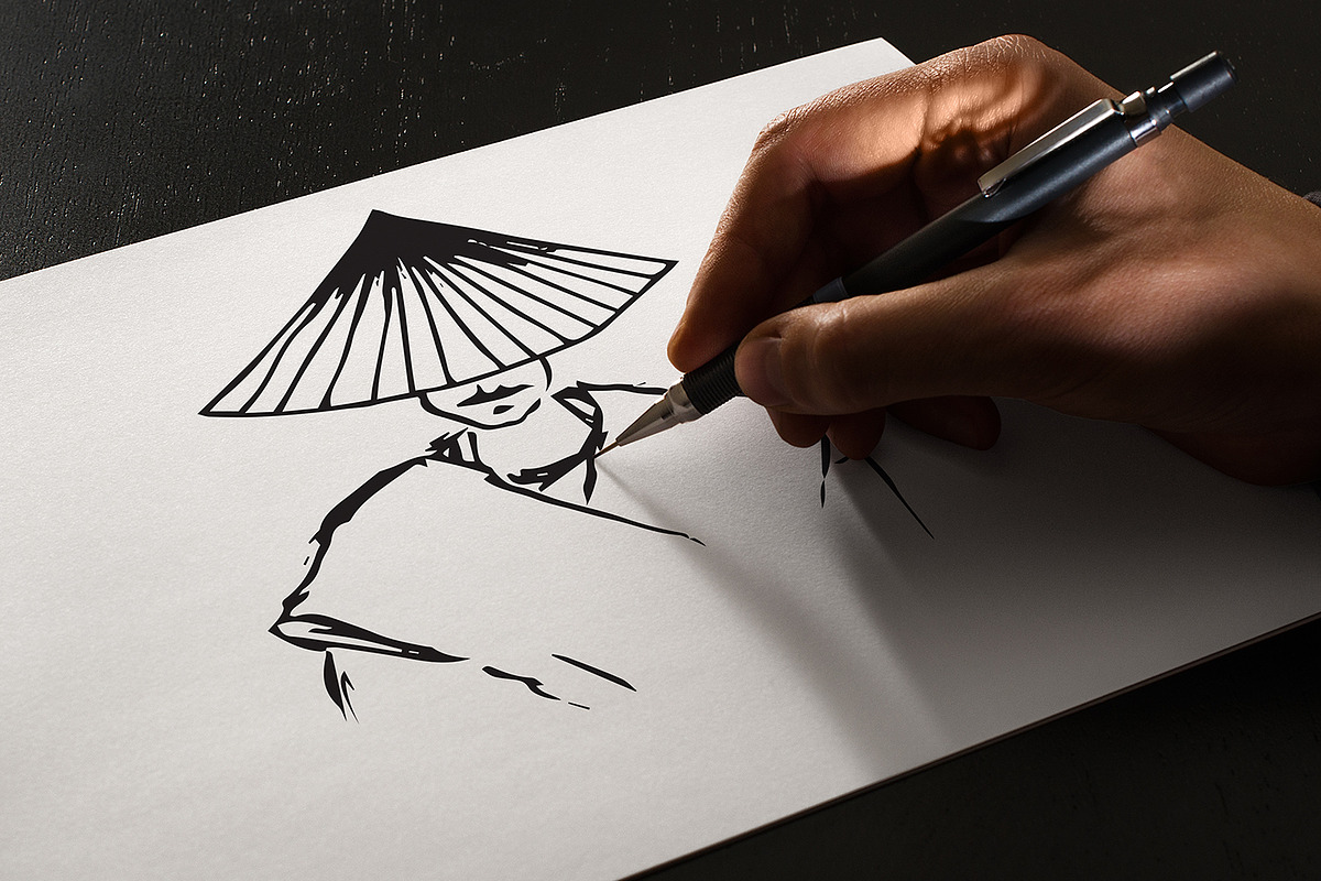 Hand Drawn Oriental Vectors, an Illustration by ijiki (Photo 4 of 5)