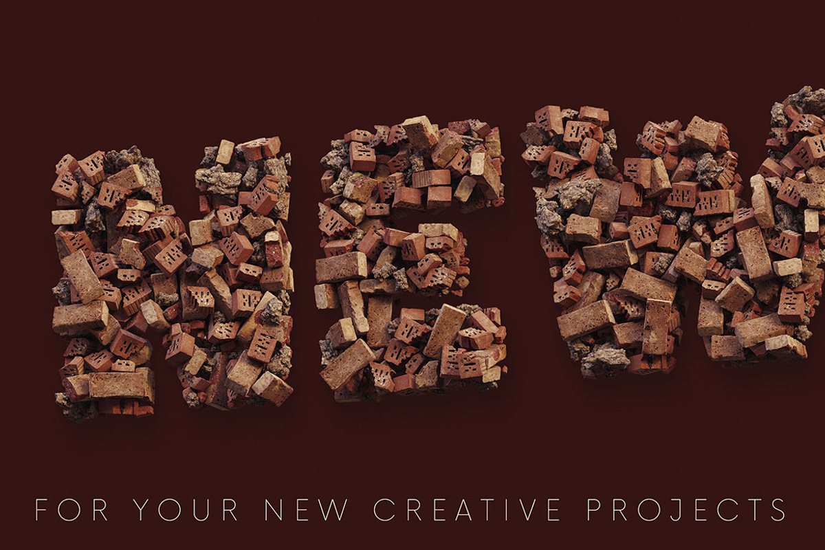 Broken Bricks - PNG Alphabet, an Object Graphic by MIIM (Photo 5 of 5)