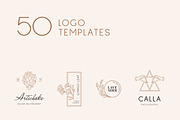 Floral Logo Bundle 50 Botanical Logo, a Branding & Logo Template by iStar Design (Thumbnail 3 of 26)