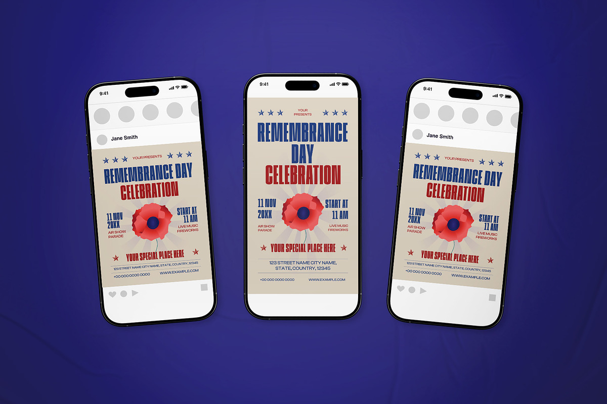 Remembrance Day Flyer Set, a Flyer Template by The Good Store (Photo 2 of 2)