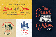OUTDOOR Logo Creator (Bonus 2 Fonts), a Branding & Logo Template by Letterhend Studio (Thumbnail 2 of 8)