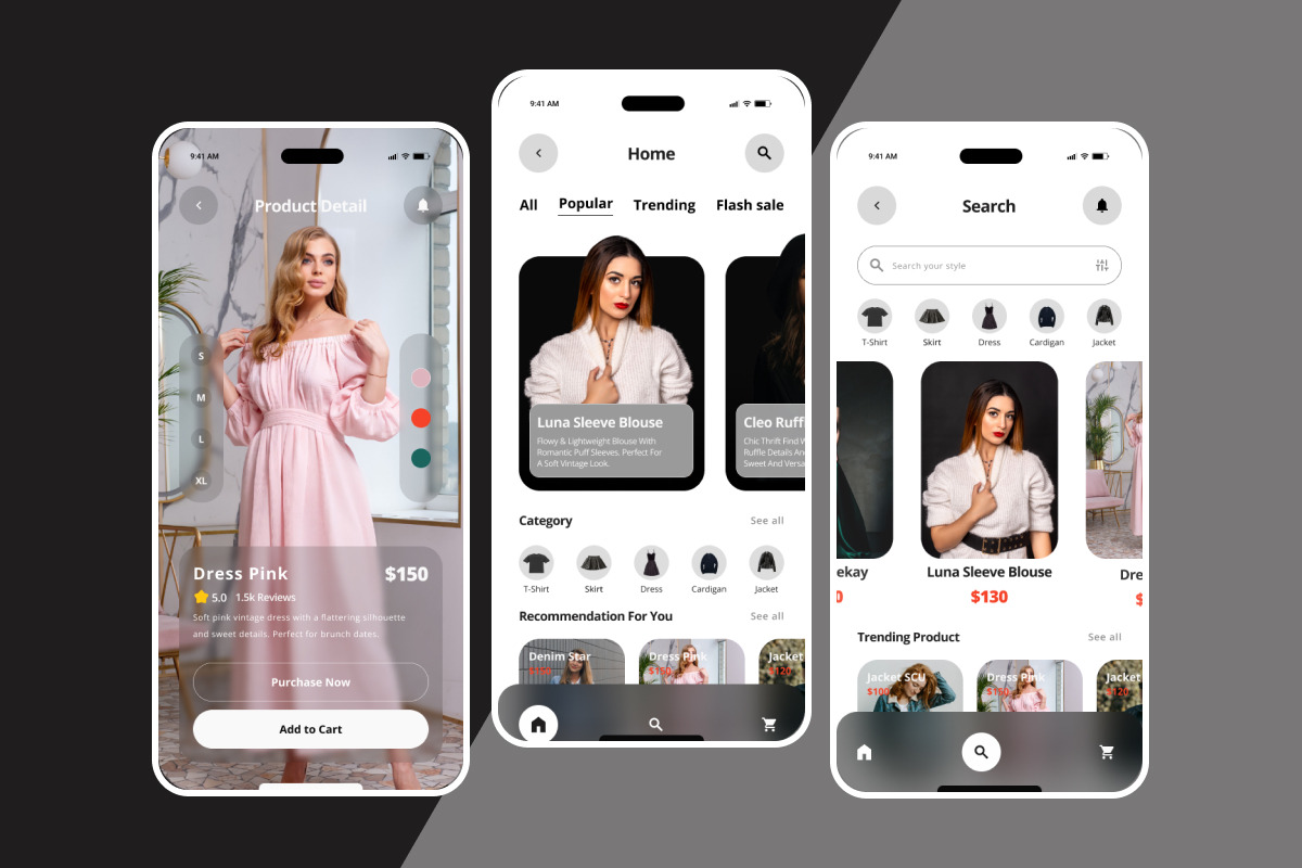 Femmora – Trendy Thrift Shopping App, an App Template by productype1 (Photo 4 of 5)