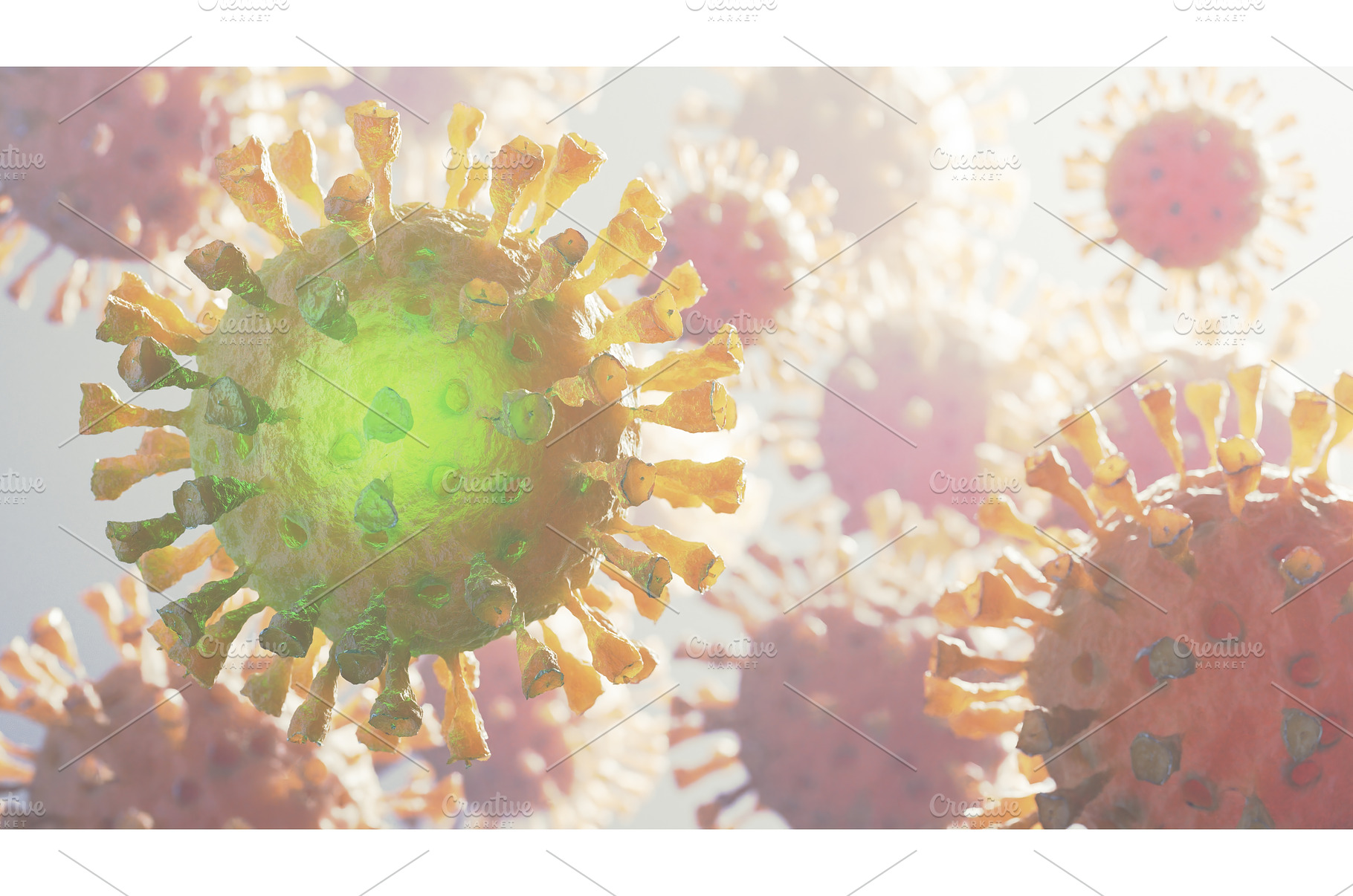 Coronavirus 2019-nCov novel, an Abstract Photo by MadPhotos
