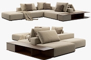 Poliform Westside Sofa set 3, a Furniture 3D Model by 3dmitruk (Thumbnail 1 of 18)