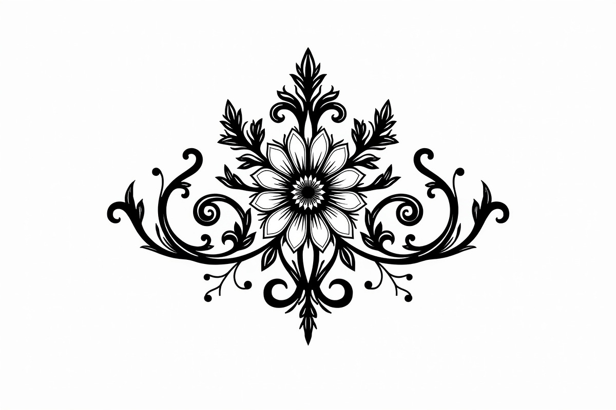 Modern Mandala Line Design, an Illustration by Artivon (Photo 9 of 9)
