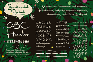 Sentimental Feeling - Christmas Font