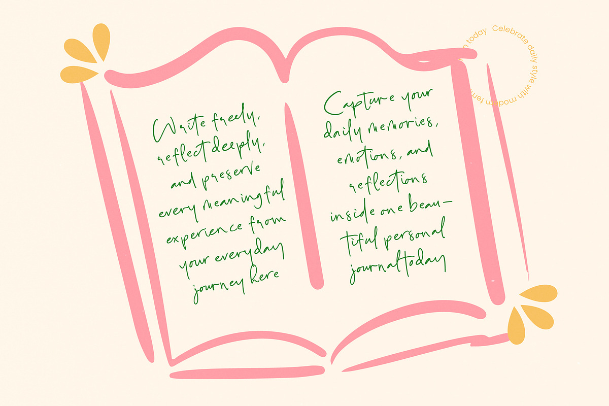 Aprils Pudding Sweet Handwritten, a Script Font by stylishtype.co (Photo 14 of 20)