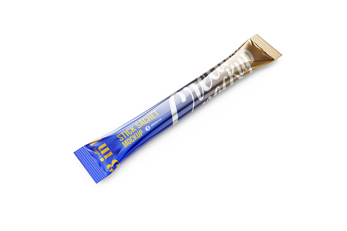 Realistic Thin Stick Sachet 3/4, a Packaging Mockup by easymock (Photo 6 of 6)