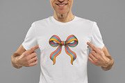 Coquette Christmas Bow Brushstroke, an Illustration by Daily.Designs (Thumbnail 5 of 5)