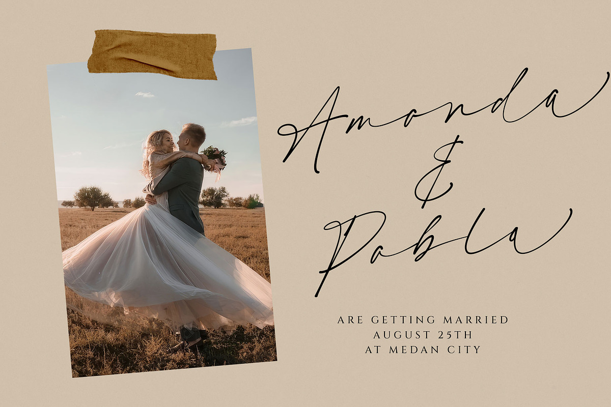 Magonda Casual Script Font, a Script Font by RantautypeStudio (Photo 15 of 17)