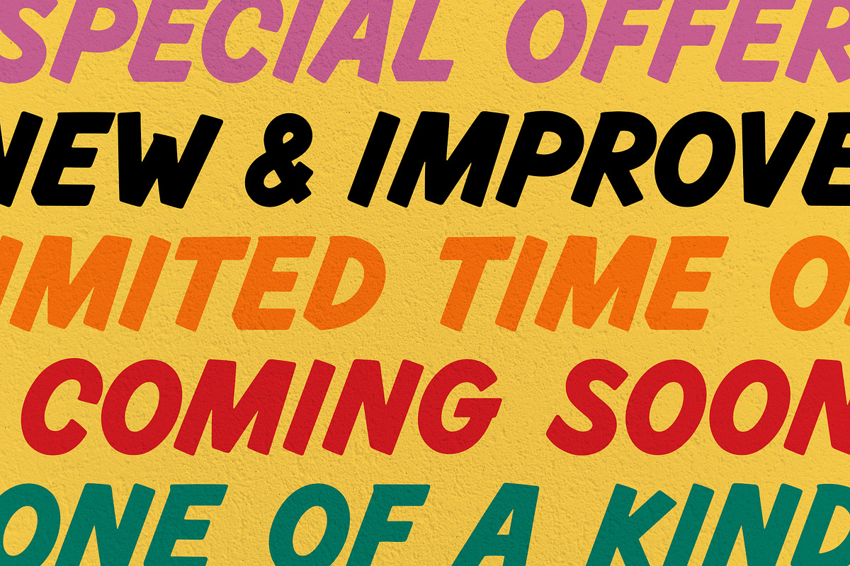 Pintazo Display Typeface, a Handwritten Font by benharman (Photo 2 of 5)