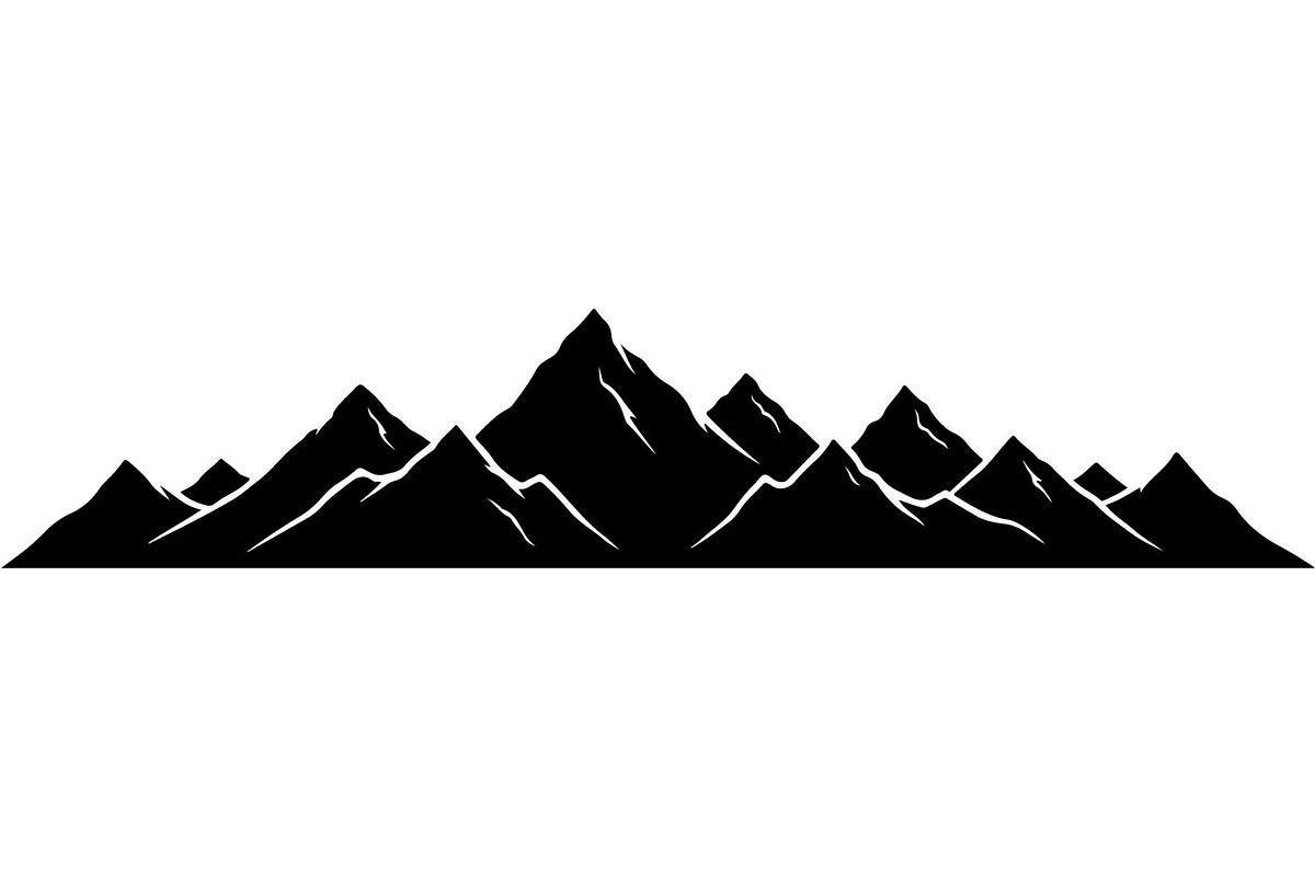 Mountain Range Silhouette, an Object Graphic by Designer_Momina (Photo 8 of 20)