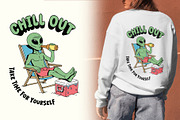 Alien: 5 illustrations stay relaxed, a Person Illustration by gunaonedesign (Thumbnail 3 of 10)