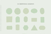 Botanical line art logo elements, a Branding & Logo Template by Katerina.Sea.Design (Thumbnail 8 of 11)